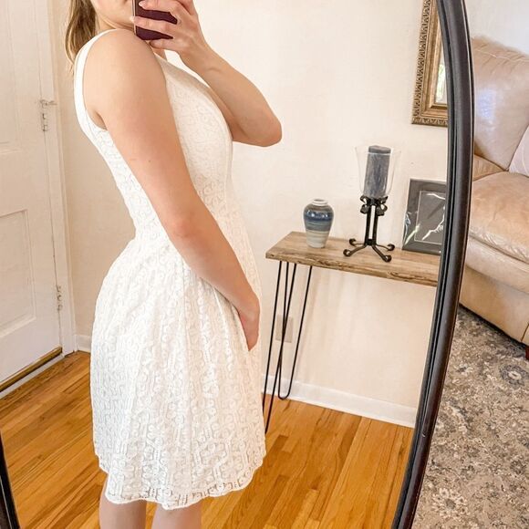 Lilly Pulitzer Posey Dress Daisy Lane Lace White - Picture 3 of 9